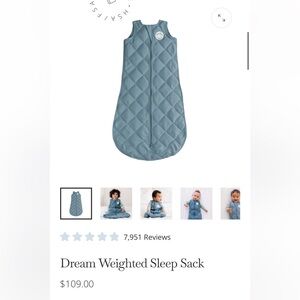 Dreamland Baby Weighted Sleep Sack - Ocean Blue